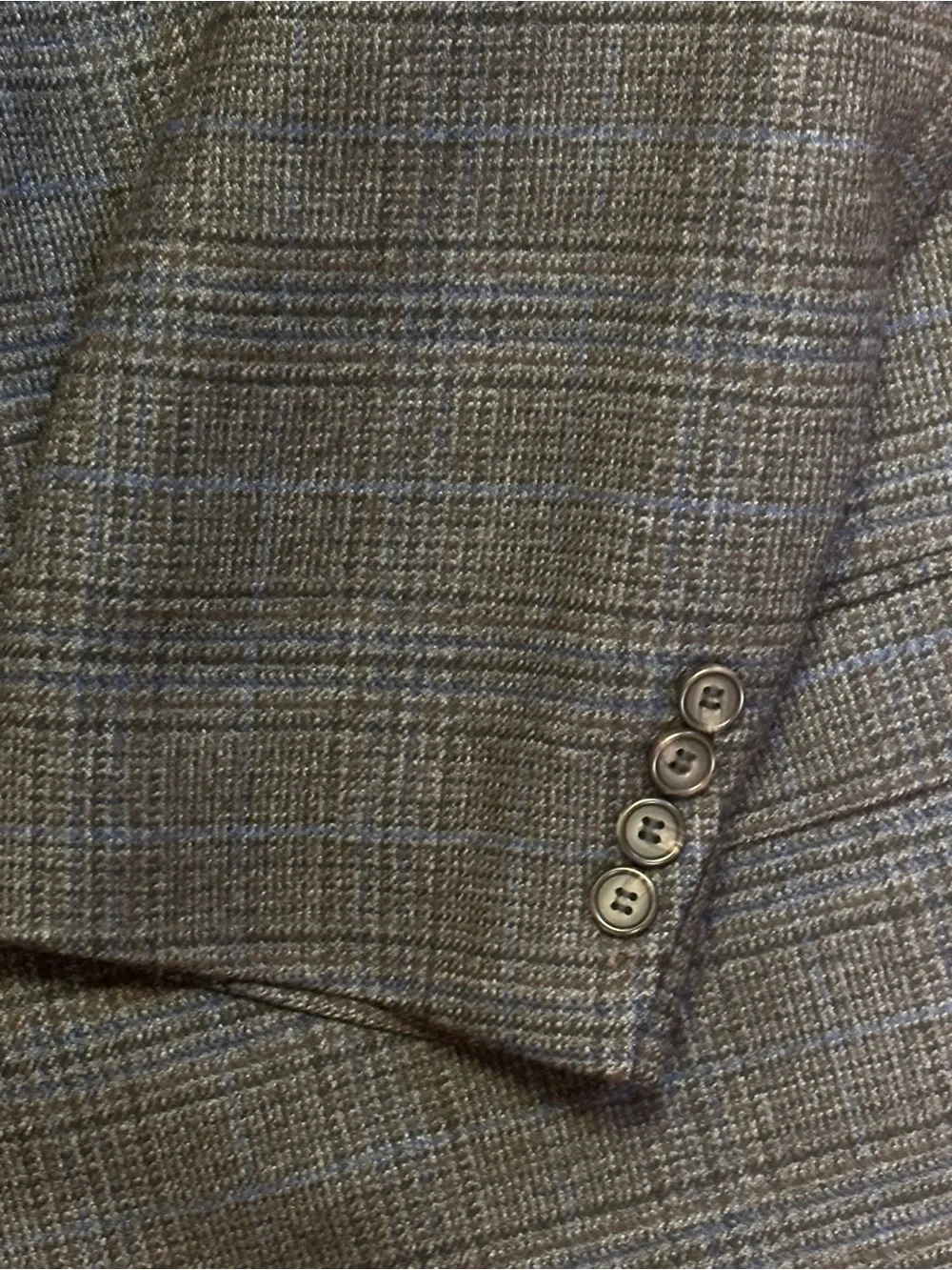 Lauren Ralph Lauren Men's Dark Gray CheckTwo-Button Wool Sport Coat 54R